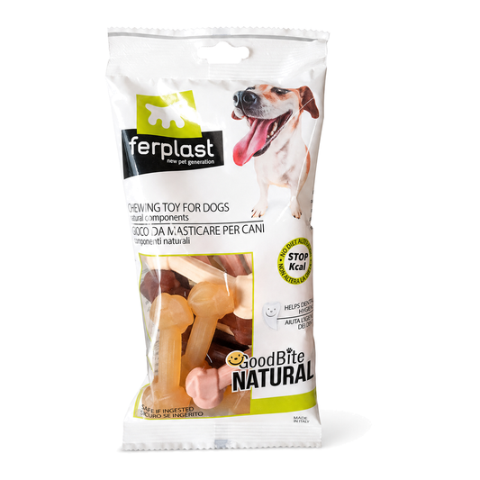 FERPLAST GoodBite Natural Bone Family Pack 8 x Mixed Bones 40g