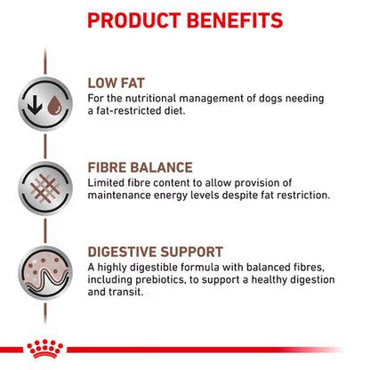 Royal Canin Gastrointestinal Low Fat Adult Dry Dog Food 6kg — product information image