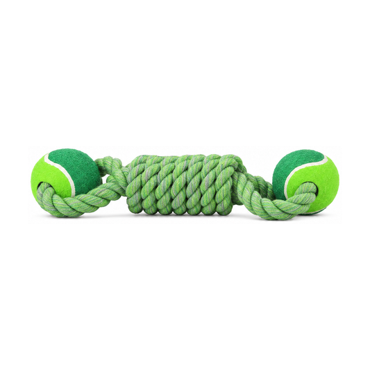 FURKIDZ Teeth & Breath Double Ball 4 Ringer Doy Toy 38.5cm 430g