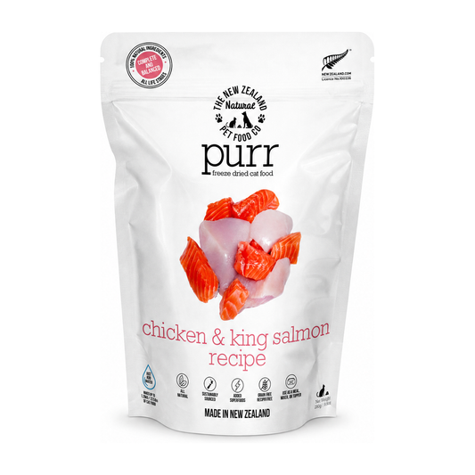 MEOW Chicken & King Salmon Freeze Dried Cat Food 280g