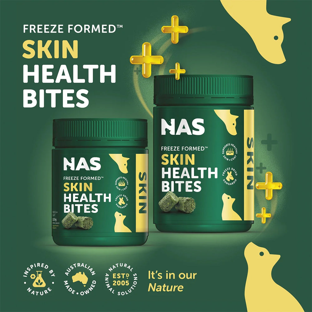 NATURAL ANIMAL SOLUTIONS Freeze Formed Skin Health Bites For Dogs & Cats – Product information image 3