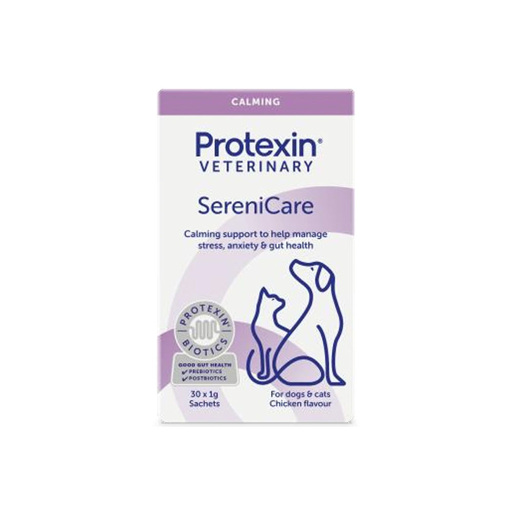 Protexin SereniCare 30 x 1g calming support sachets for dogs and cats