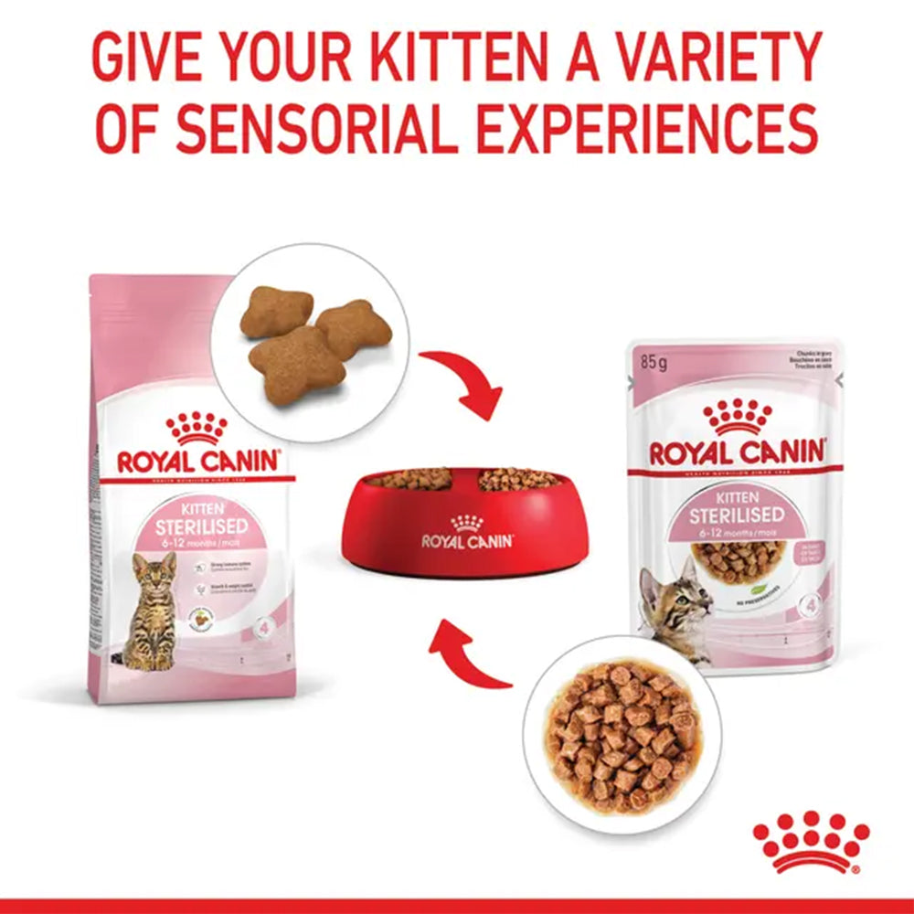 ROYAL CANIN Sterilised Kitten Gravy Wet Cat Food product image