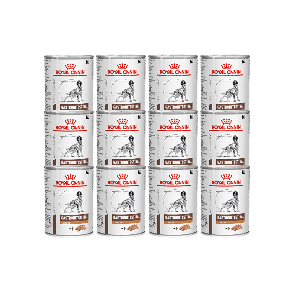 Royal Canin Gastrointestinal Low Fat Adult Wet Dog Food Cans 420g — 9003579024096 variant white-background front packshot