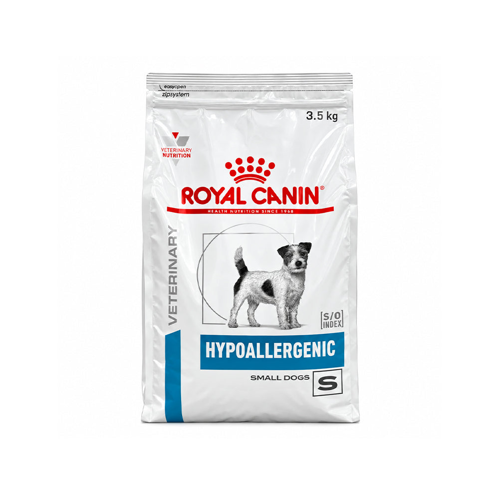 Royal Canin Hypoallergenic Small Dogs Adult Dry Dog Food 3.5kg — 3182550940214 variant white-background front packshot