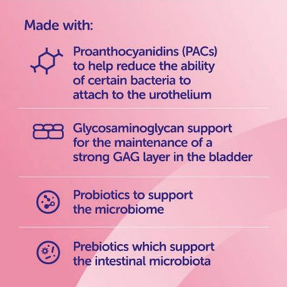 Protexin CystoPro urinary and gut health product information graphic
