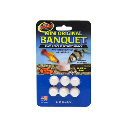 ZOO MED Original Banquet Fish Feeding Block — barcode 0097612113006