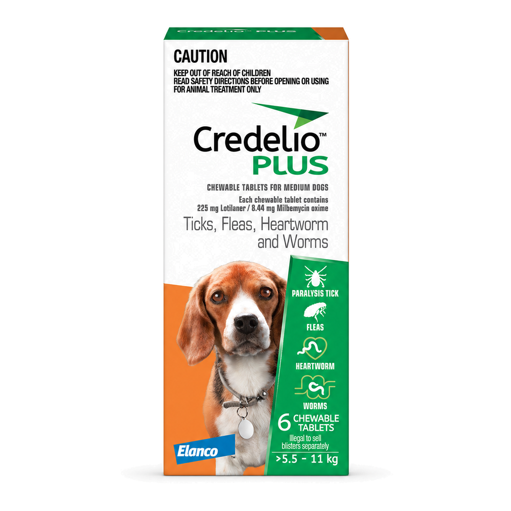 CREDELIO PLUS for Dogs 5.5-11kg Orange