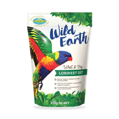 VETAFARM Wild Earth Lorikeet Diet 450g