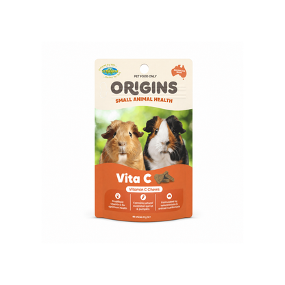 VETAFARM Origins Vita C Chews For Guinea Pigs 60 Pack