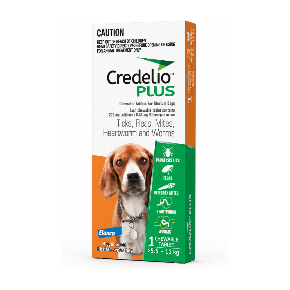 CREDELIO PLUS for Dogs 5.5-11kg Orange