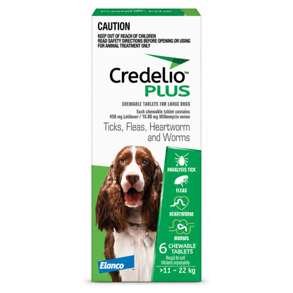 CREDELIO PLUS for Dogs 11-22kg Green