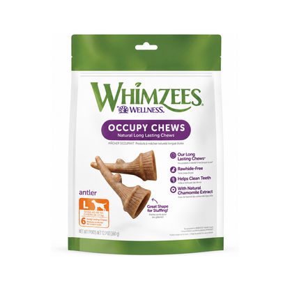 WHIMZEES Occupy Calmzees Antler Dog Treats Value Bag