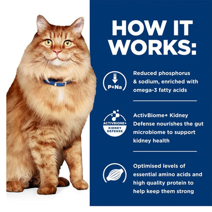 Hill's Prescription Diet k/d Kidney and j/d Mobility Care Dry Cat Food 2.88kg product image