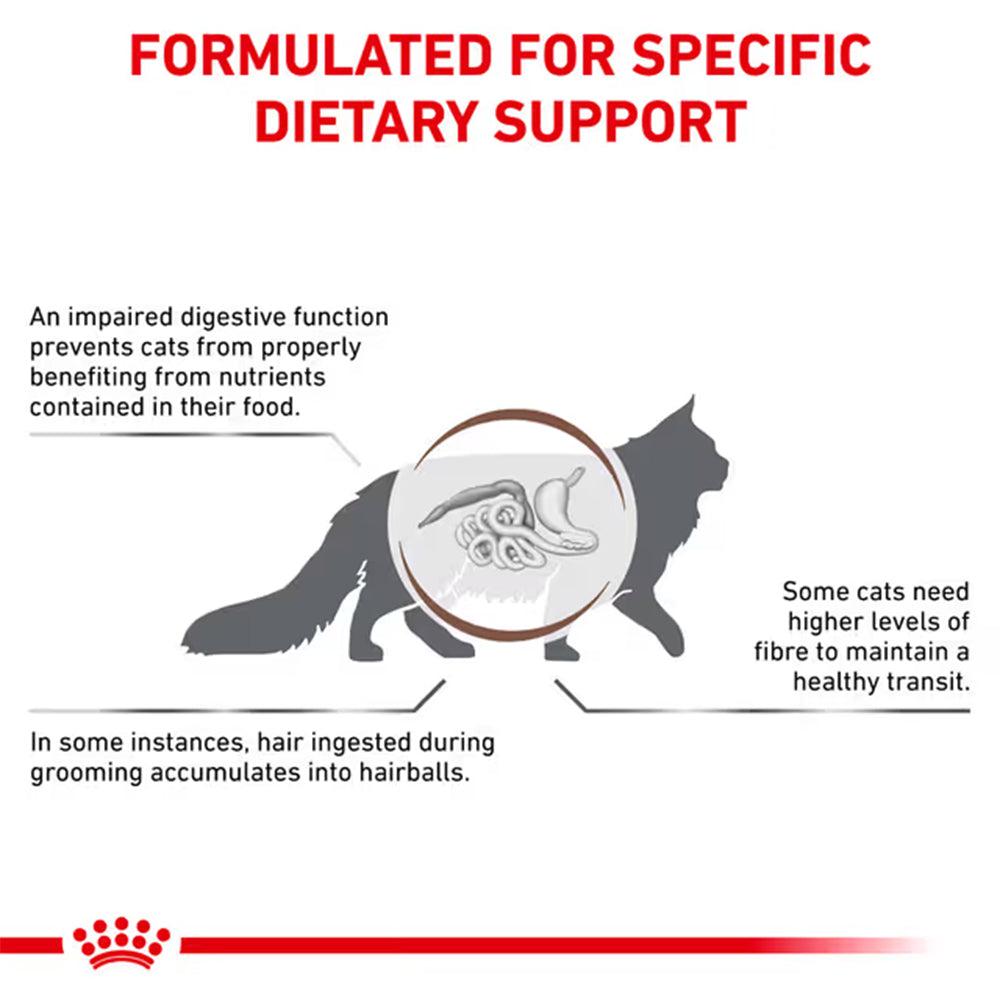 Royal Canin Veterinary Gastrointestinal Hairball Dry Cat Food 2kg — product information image