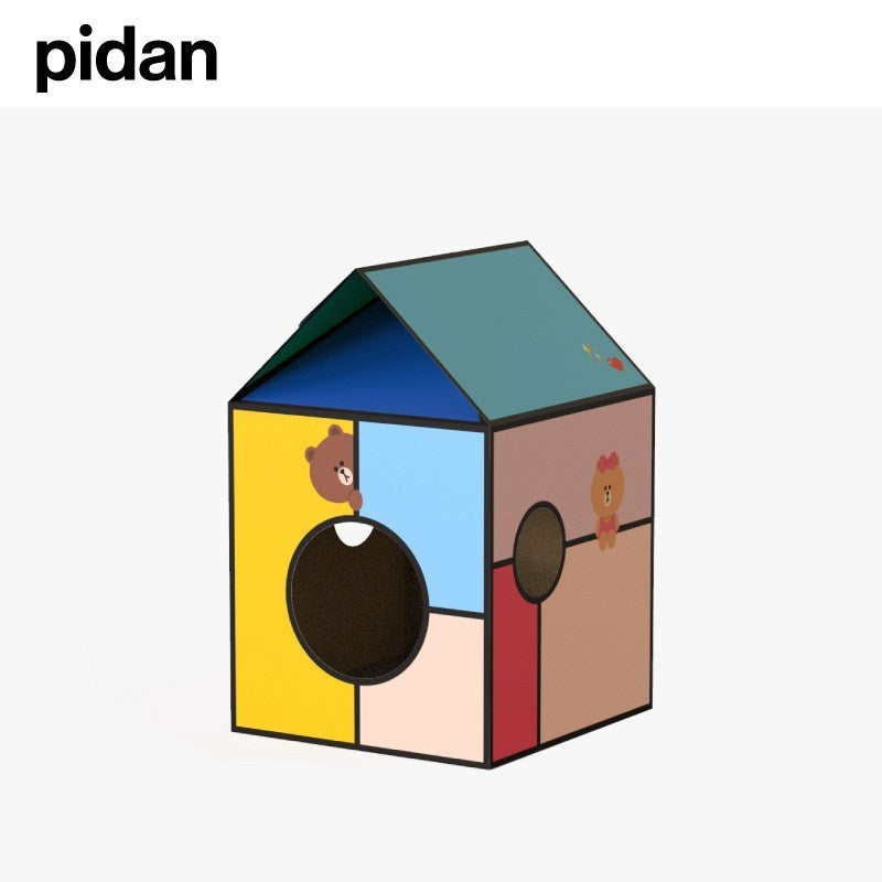 PIDAN x LINE FRIENDS Cat Scratcher Hut
