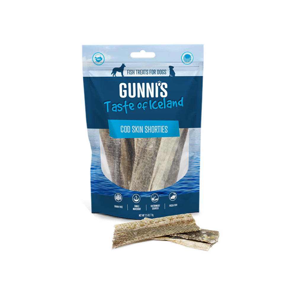 GUNNI'S Cod Skin Shorties Dog Treats 71g