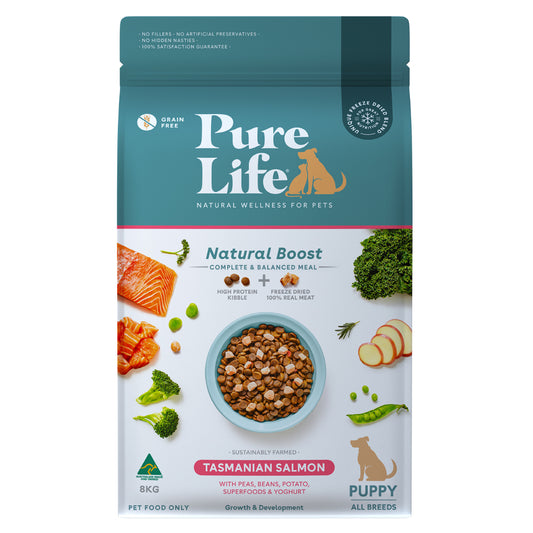 PURE LIFE Natural Boost Salmon Puppy Dry Dog Food