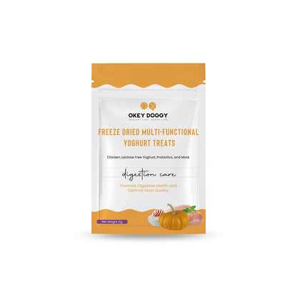 OKEY DOGGY Freeze Dried Digestion Care Multifunctional Yoghurt Pet Treats 50g