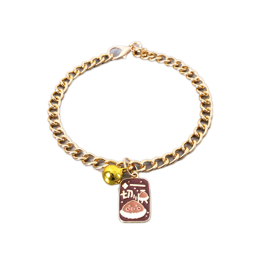 Pet Metal Bell Collar M