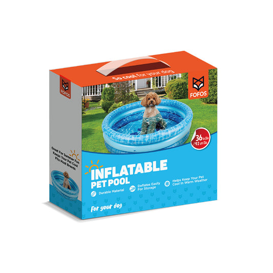 FOFOS Inflatable Swimming Pet Pool
