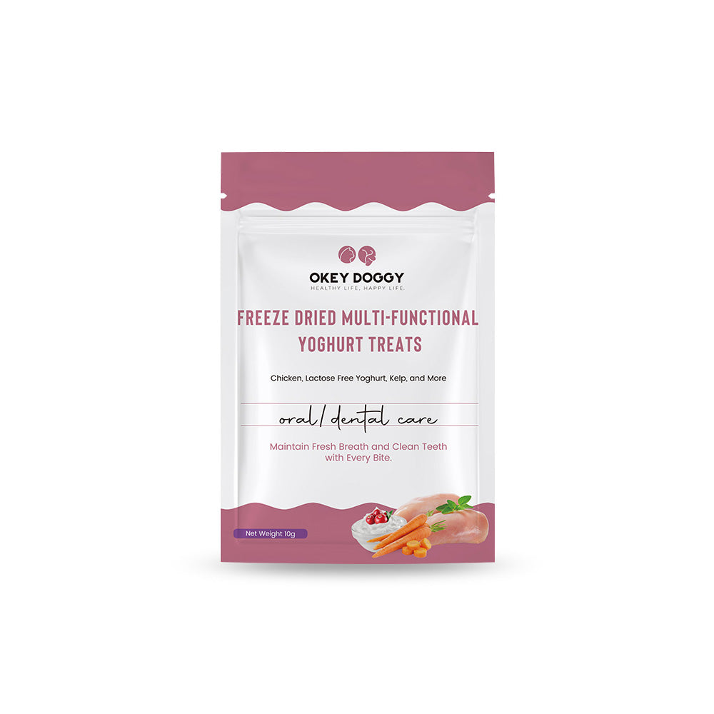 OKEY DOGGY Freeze Dried Multifunctional Yoghurt Pet Treats 10g