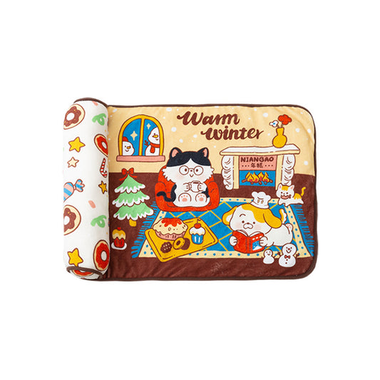 NIANGAO Warm Winter Cosy Pet Blanket 40×60 cm