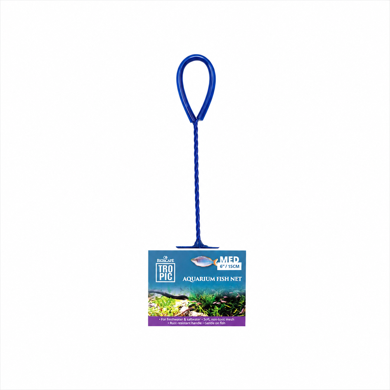 BIOSCAPE Aquarium Fish Net Black 7.5/15/25cm — barcode 9327975059750