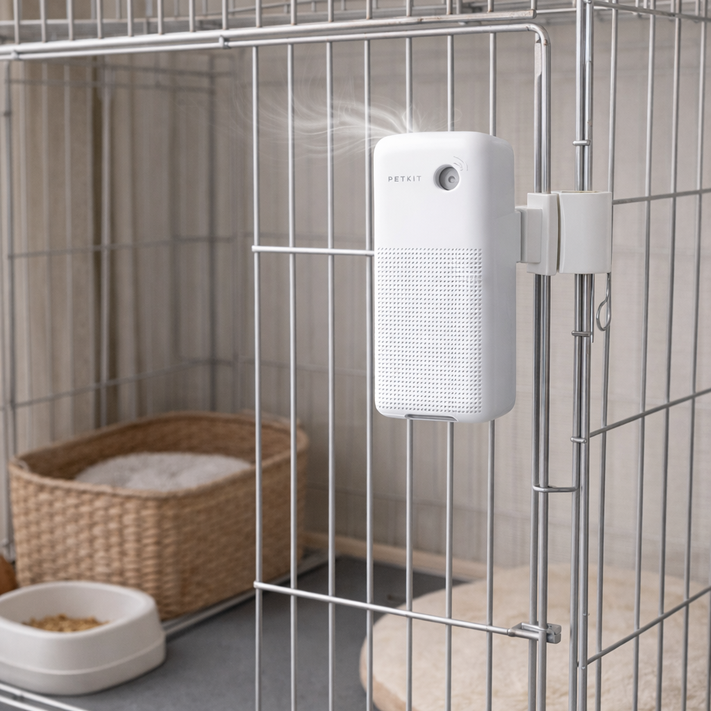 PETKIT Smart Spray Odour Purifier - Multi-Use for Litter Boxes & Cages