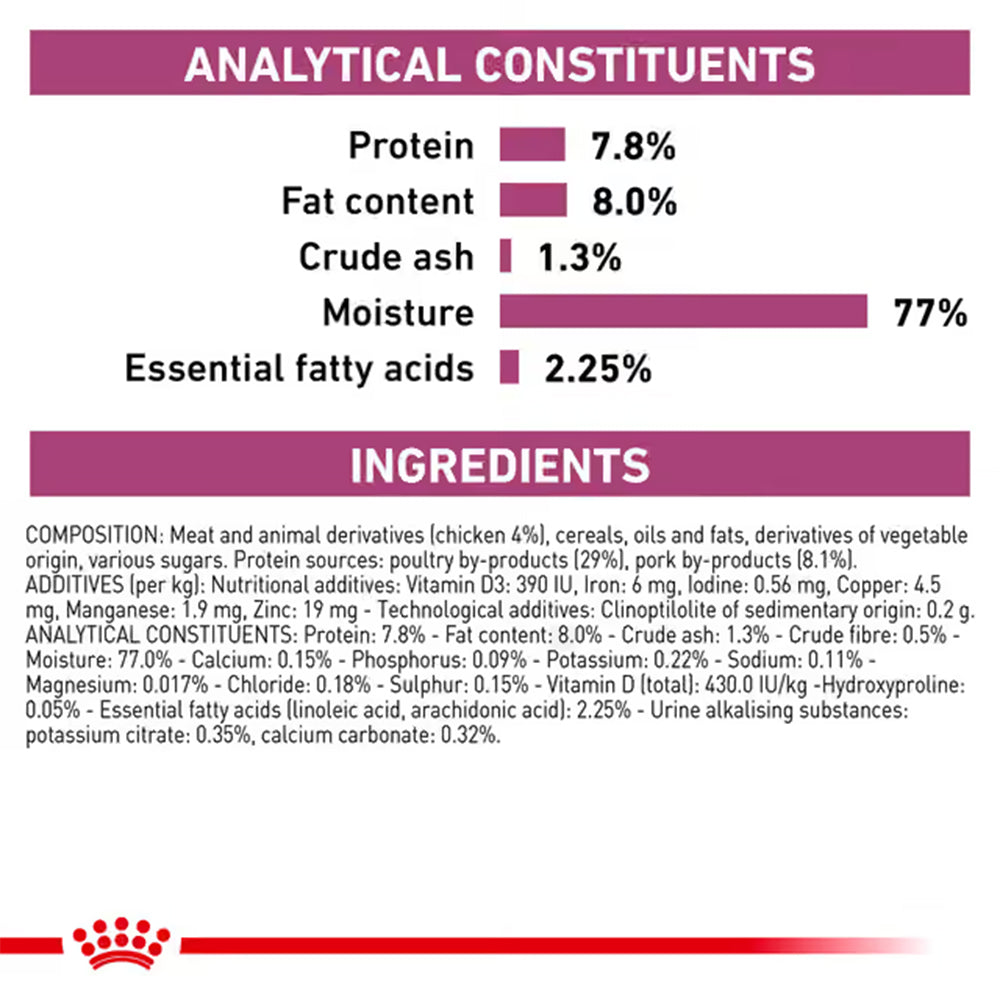 Royal Canin Veterinary Renal with Chicken Adult Wet Cat Food 85g — product information image