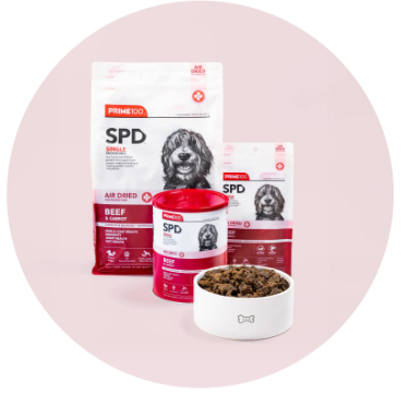 PRIME100 SPD Air Dried Beef & Carrot Dog Food