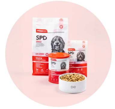 PRIME100 SPD Air Dried Duck & Sweet Potato Dog Food