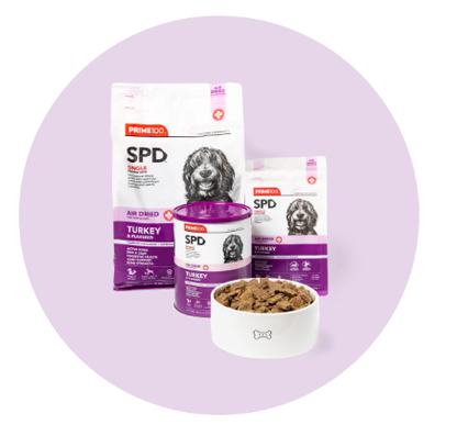 PRIME100 SPD Air Dried Turkey & Flaxseed Dog Food
