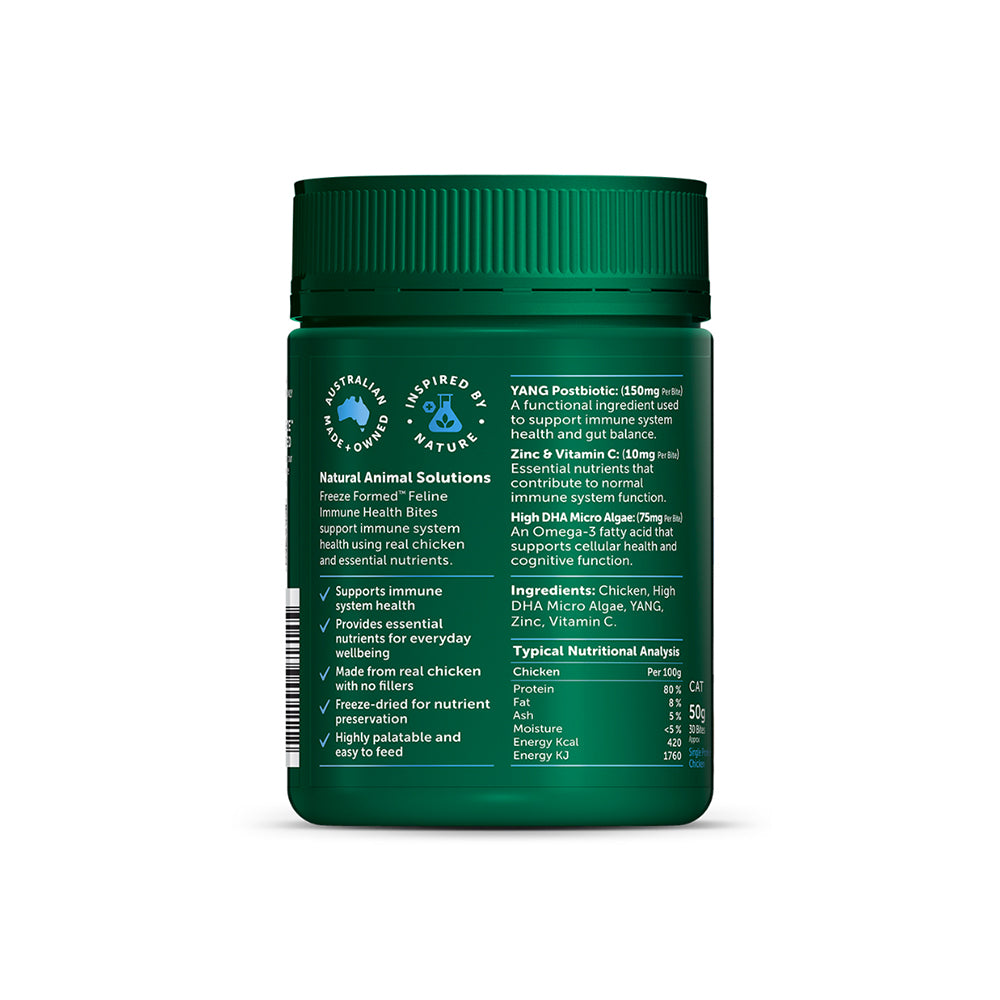 NATURAL ANIMAL SOLUTIONS Freeze Formed Feline Immune Health Bites For Cats – Product information image 4