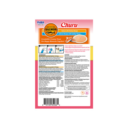INABA Cat Churu Puree Salmon Scallop Chicken Variety 280g (14g x 20) – product image 2