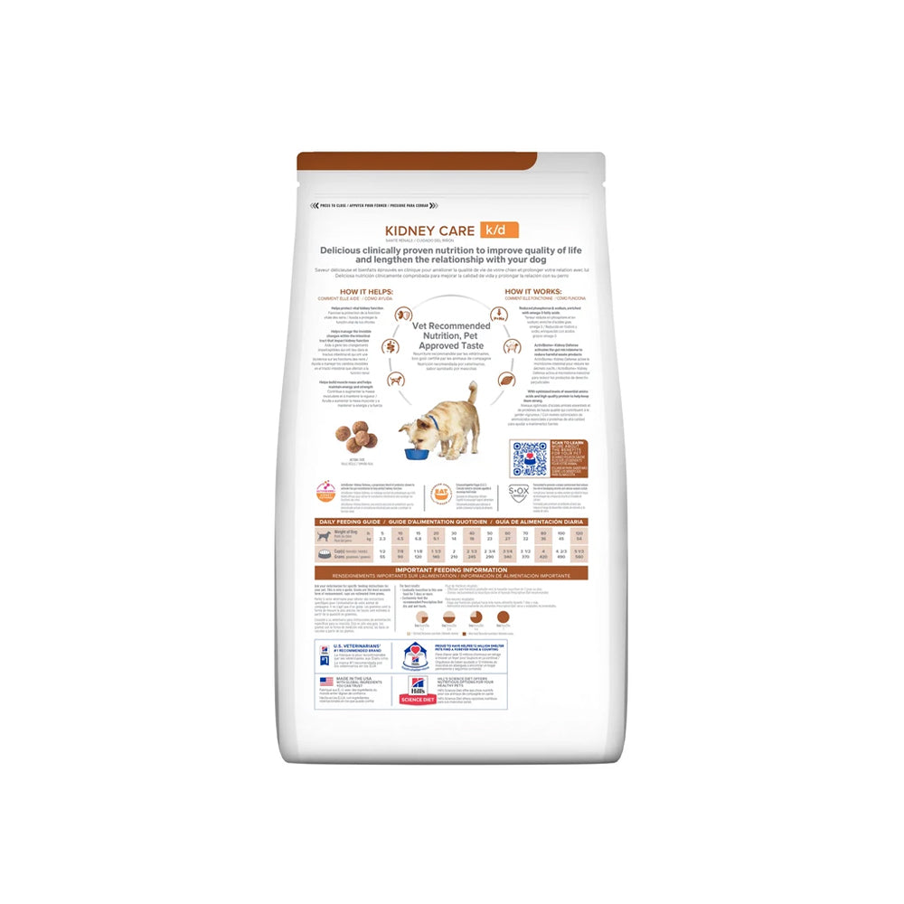 Hill's Prescription Diet k/d Kidney Care Dry Dog Food 3.85kg product image