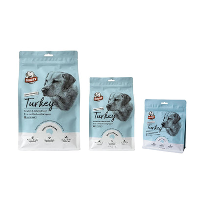 BUGSY'S Turkey Complete & Balanced Premium Air Dried Raw Dog Food