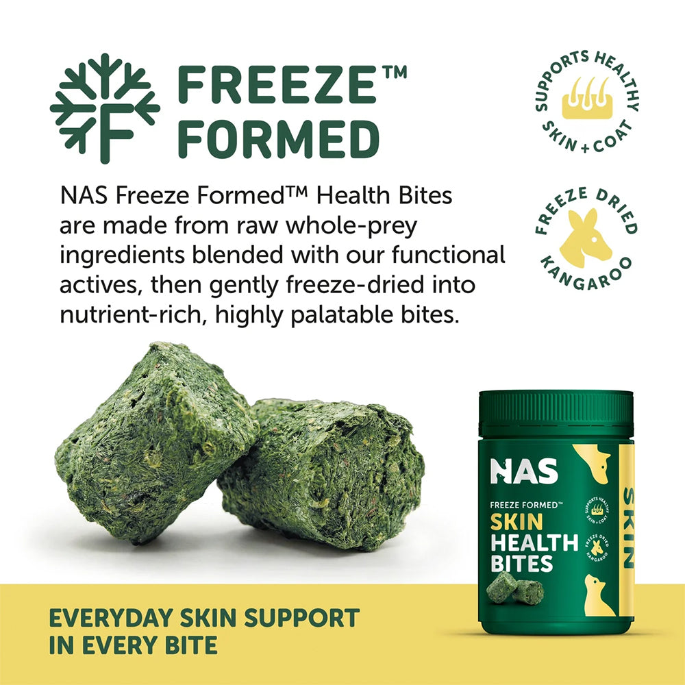 NATURAL ANIMAL SOLUTIONS Freeze Formed Skin Health Bites For Dogs & Cats – Product information image 4