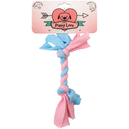 PUPPY LOVE Twin Knott Toy 17cm