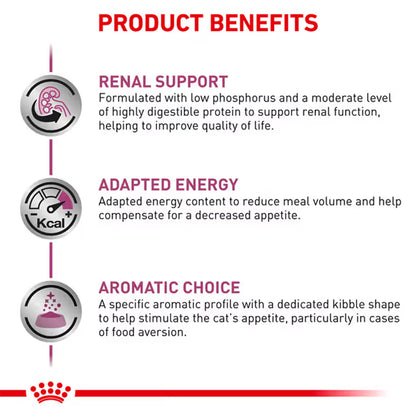 Royal Canin Veterinary Renal Adult Dry Cat Food 2KG — product information image