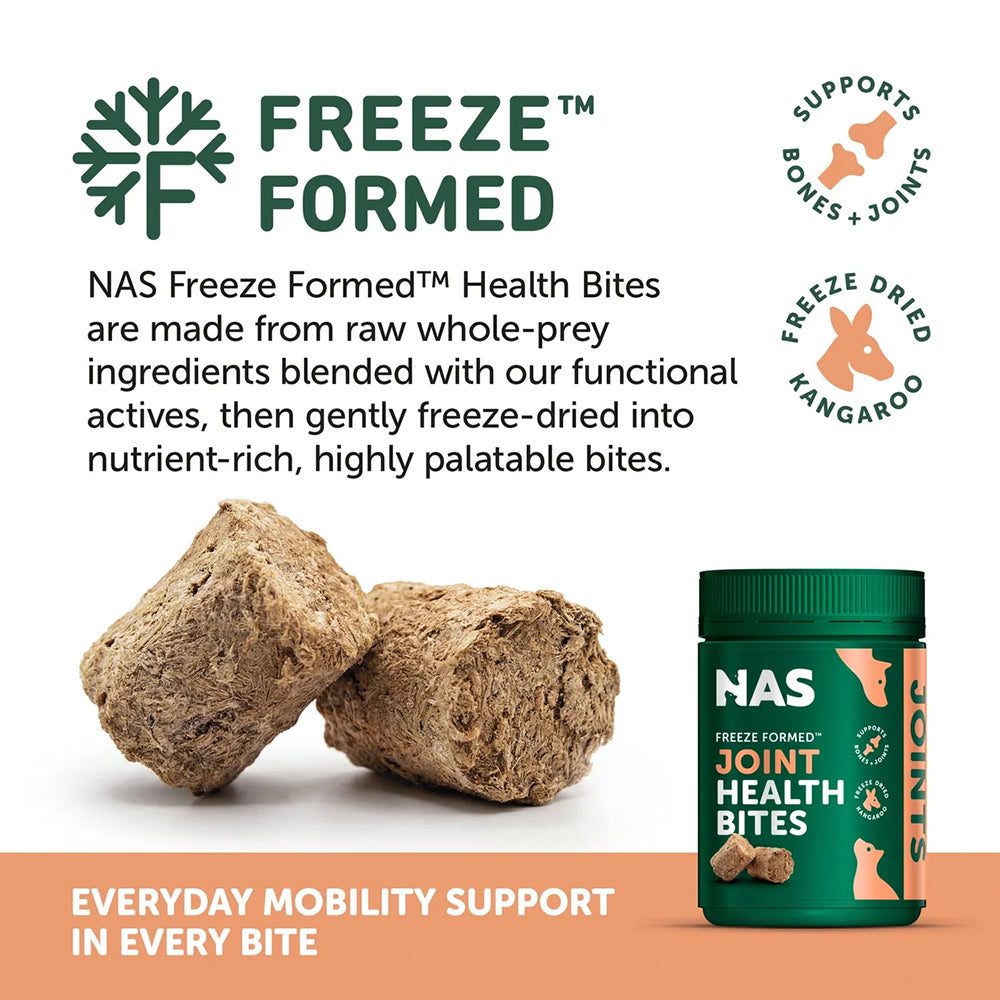 NATURAL ANIMAL SOLUTIONS Freeze Formed Joint Health Bites For Dogs & Cats – Product information image 4