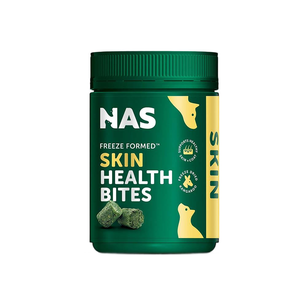 NATURAL ANIMAL SOLUTIONS Freeze Formed Skin Health Bites For Dogs & Cats – Source product packaging and information image 2