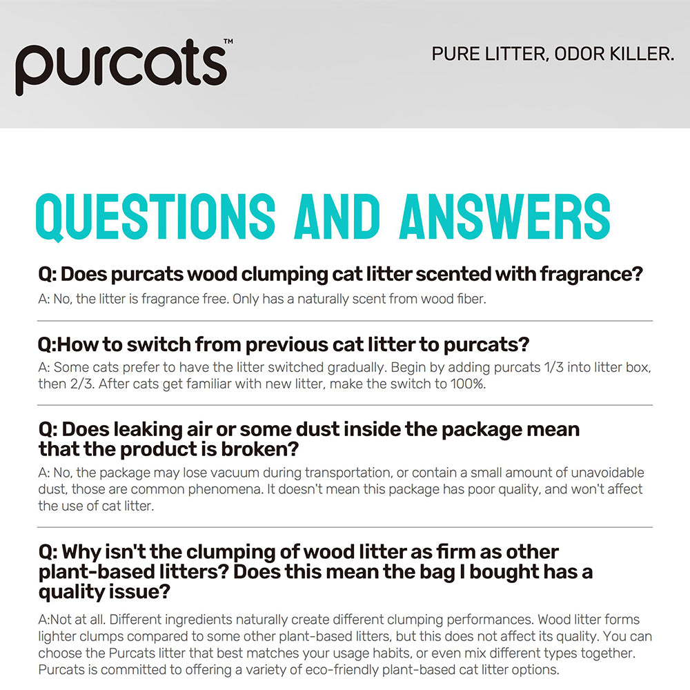 CATURE Carbon Odour Control Plus Wood Clumping Cat Litter 2.4kg/6L