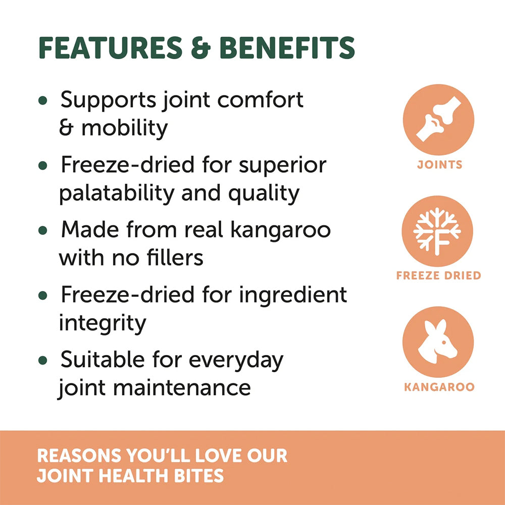 NATURAL ANIMAL SOLUTIONS Freeze Formed Joint Health Bites For Dogs & Cats – Product information image 5