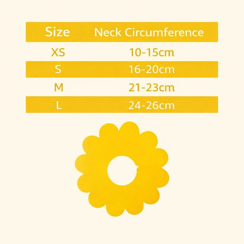 Sunflower Pet Recovery Cone Elizabethan Collar