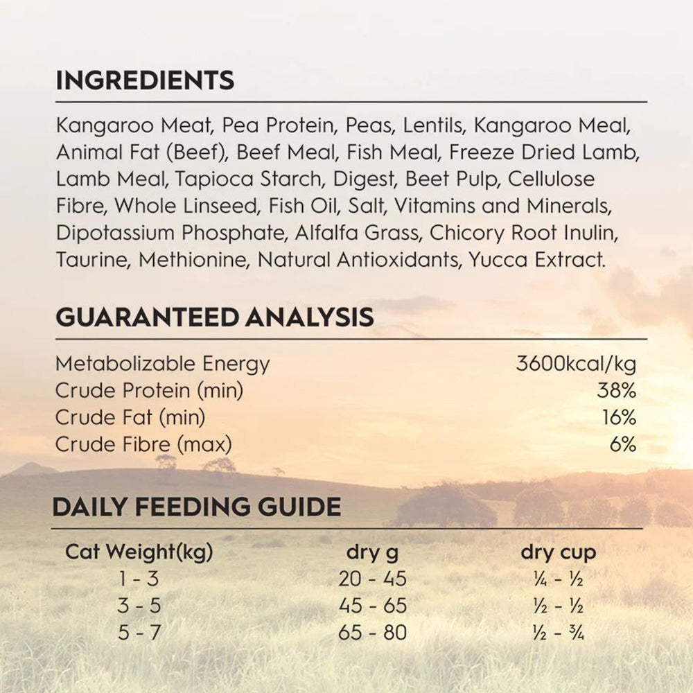 TRILOGY Kangaroo Adult Dry Cat Food 1.8kg