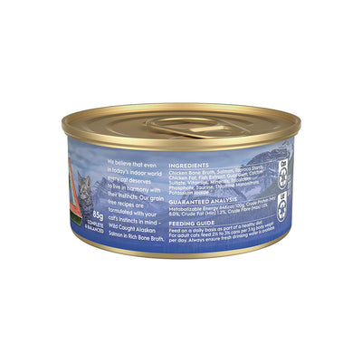 TRILOGY Wild Caught Salmon in Bone Broth Adult Canned Cat Food