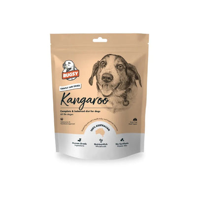 BUGSY'S Complete & Balanced Air Dried Kangaroo Dog Food 1.1kg