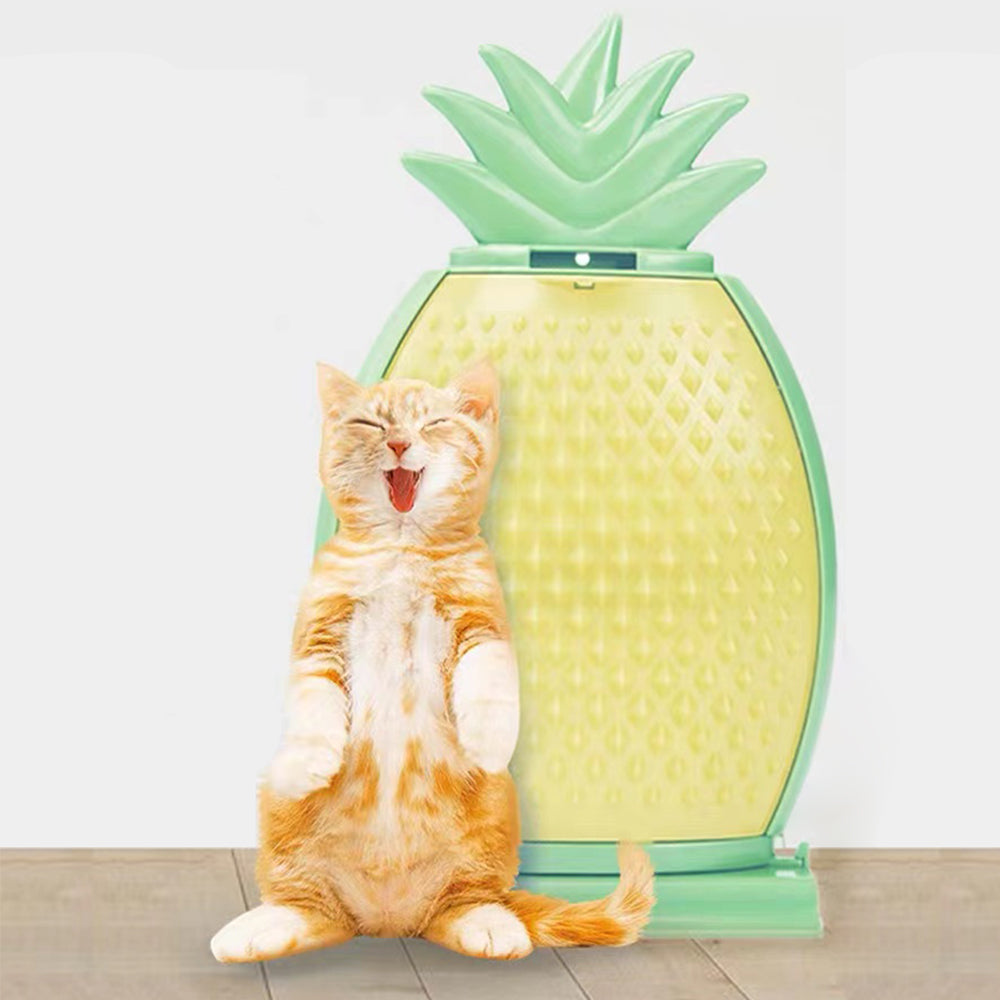 FOFOS Playtime Pineapple Kitty Comber Cat Self Groomer