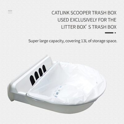 CATLINK Waste Bags for SCOOPER Self-Clean Smart Cat Litter Box 2 rolls（40 bags）